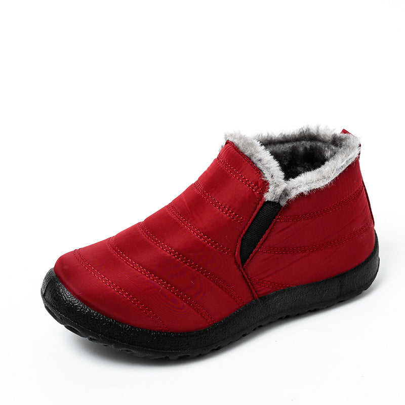Slip-On Snow Boots for Men and Women, Waterproof Ankle Boots