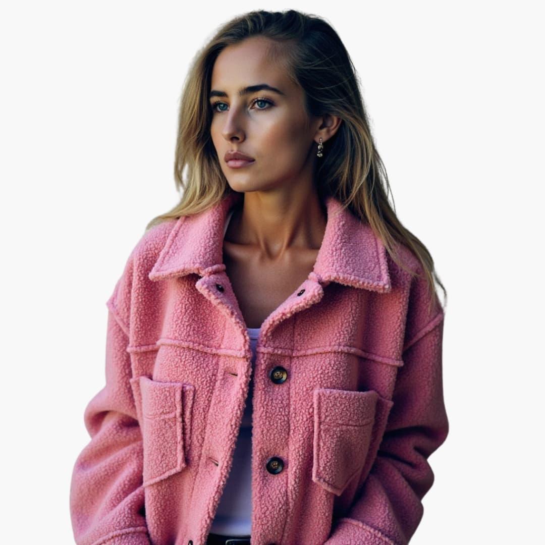 Women’s Longline Coat with Shaped Silhouette and Inner Lining