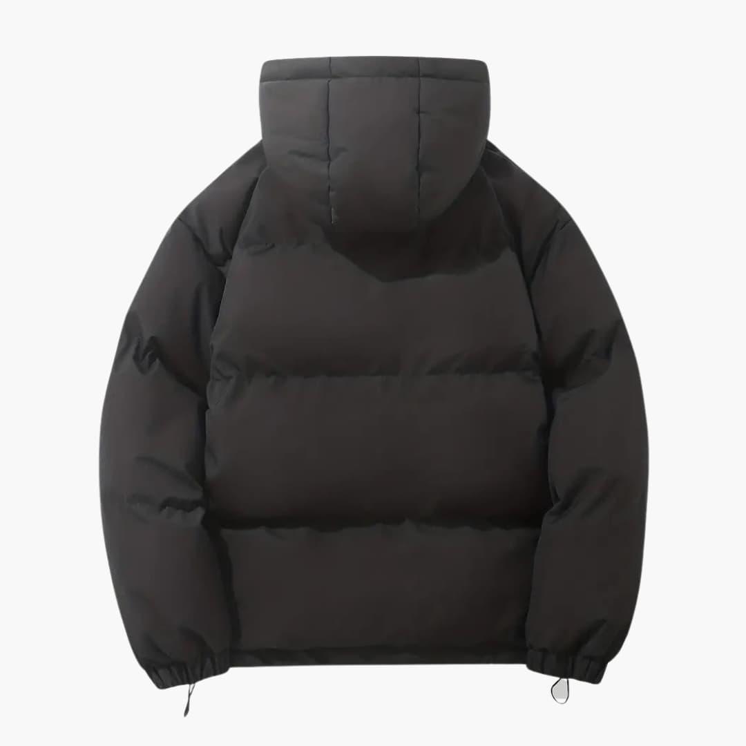 Women’s Puffer Jacket with Quilted Design and Hood