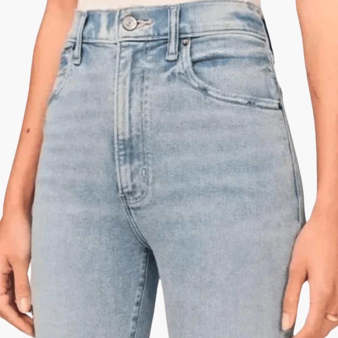 Women’s High-Waisted Bootcut Jeans with Flared Leg Fit