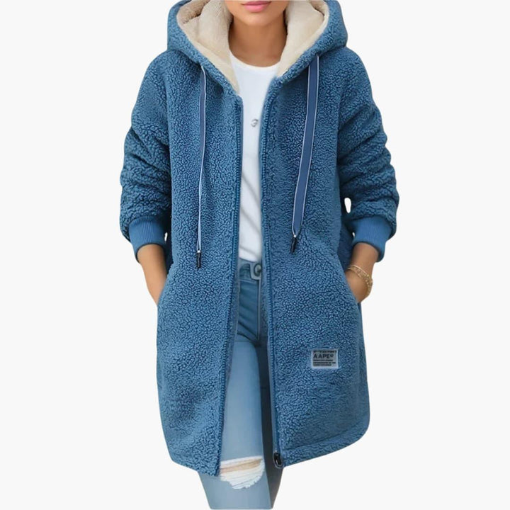 Women’s Fleece Jacket with Full Zip and Long Sleeves