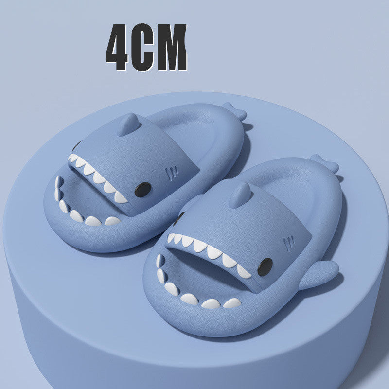 Cartoon Shark Slippers, Soft EVA with Thick Sole