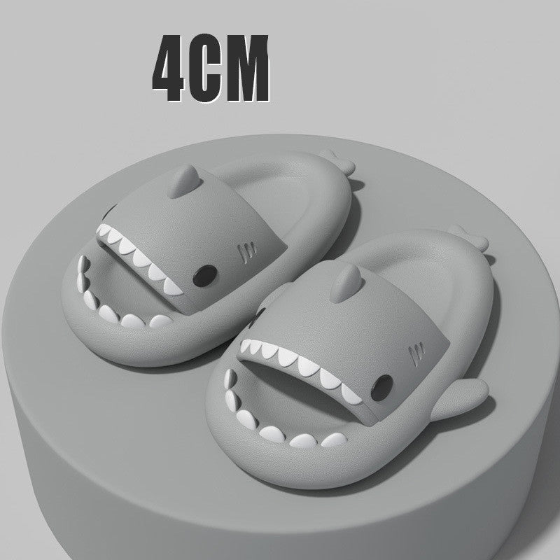 Cartoon Shark Slippers, Soft EVA with Thick Sole
