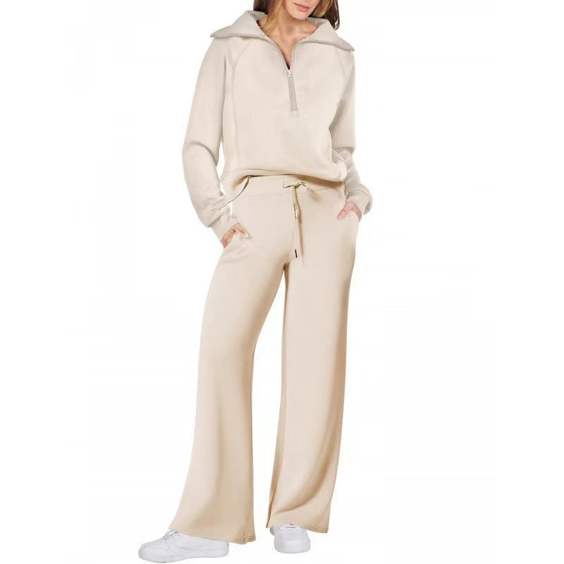 Casual Sports 2-Piece Set for Women, Autumn Winter Outfit