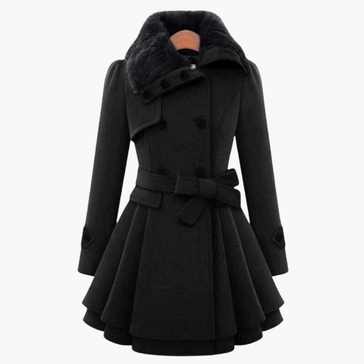 Women’s Trench Coat with Belted Waist
