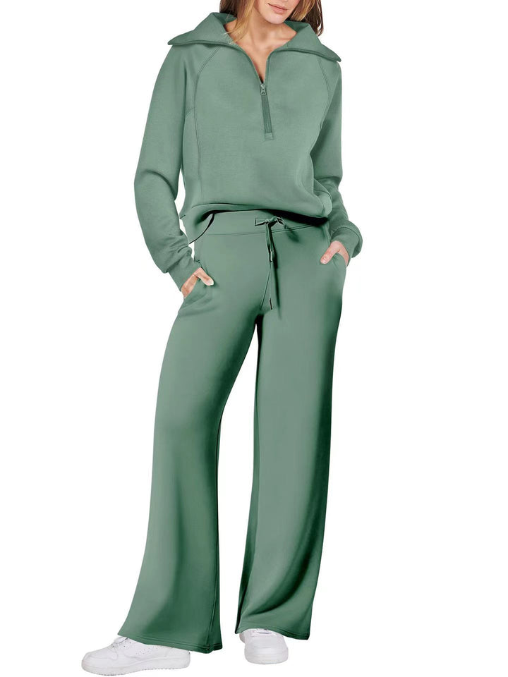 Casual Sports 2-Piece Set for Women, Autumn Winter Outfit