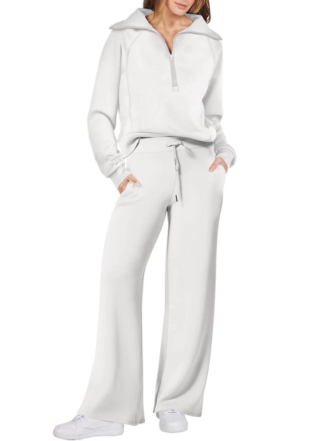 Casual Sports 2-Piece Set for Women, Autumn Winter Outfit
