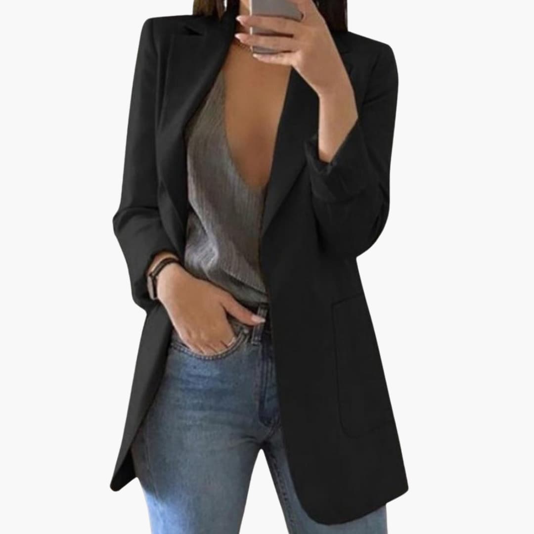 Women’s Blazer with Fitted Shape and Structured Silhouette