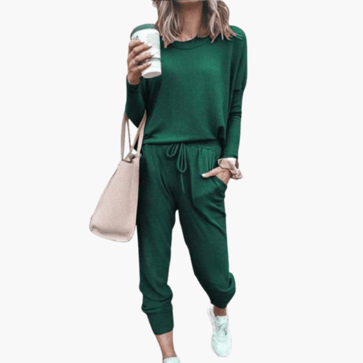 Women’s Two-Piece Set with Relaxed Fit and Coordinated Design