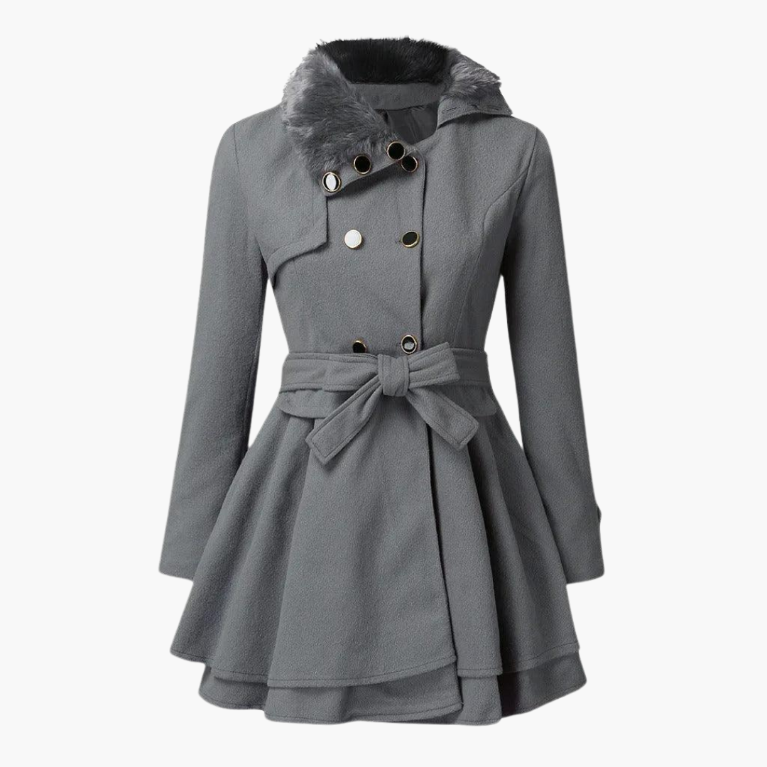 Women’s Trench Coat with Belted Waist
