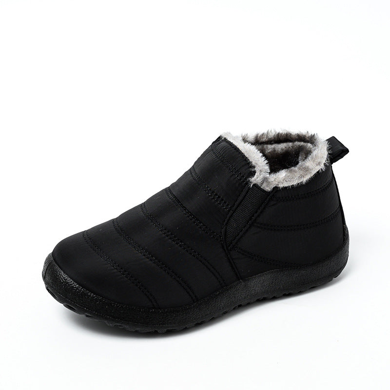 Slip-On Snow Boots for Men and Women, Waterproof Ankle Boots