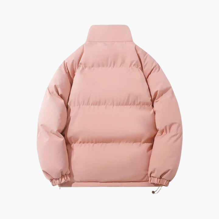 Women’s Puffer Jacket with Quilted Design and Hood
