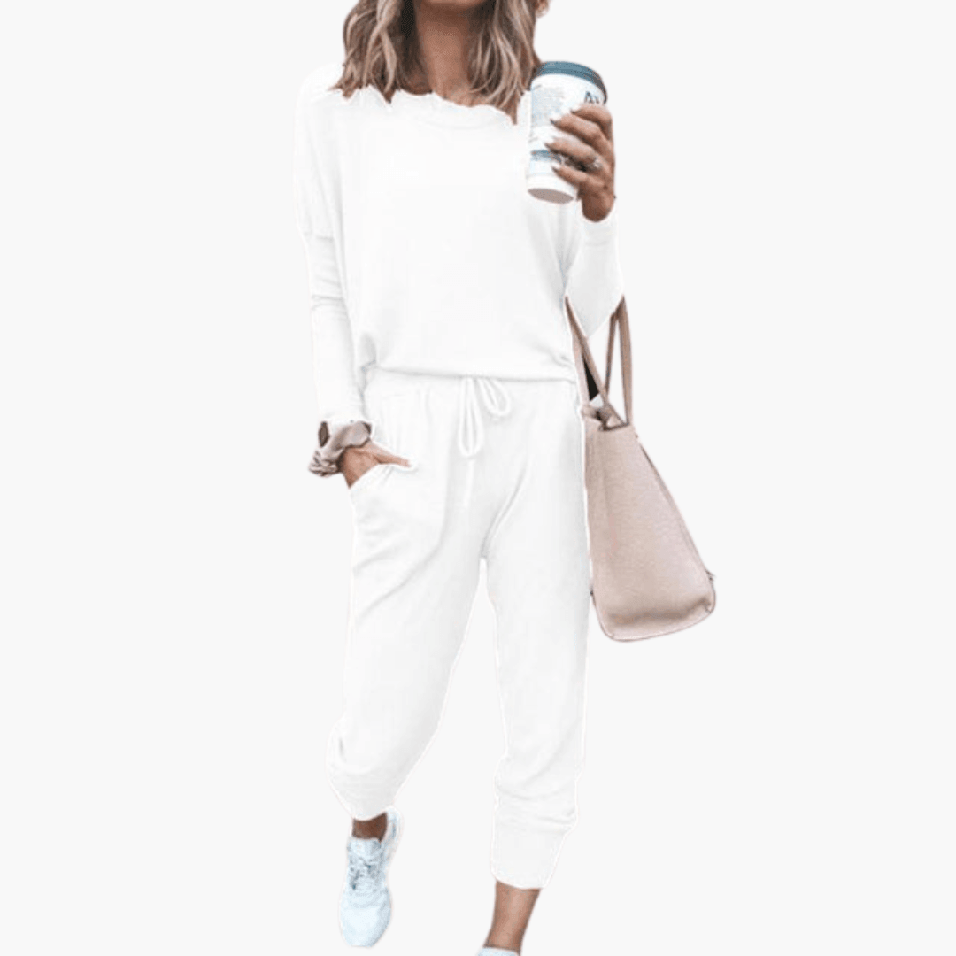 Women’s Two-Piece Set with Relaxed Fit and Coordinated Design