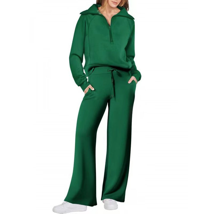 Casual Sports 2-Piece Set for Women, Autumn Winter Outfit