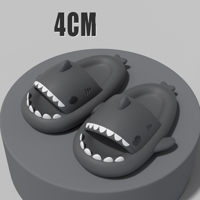 Cartoon Shark Slippers, Soft EVA with Thick Sole