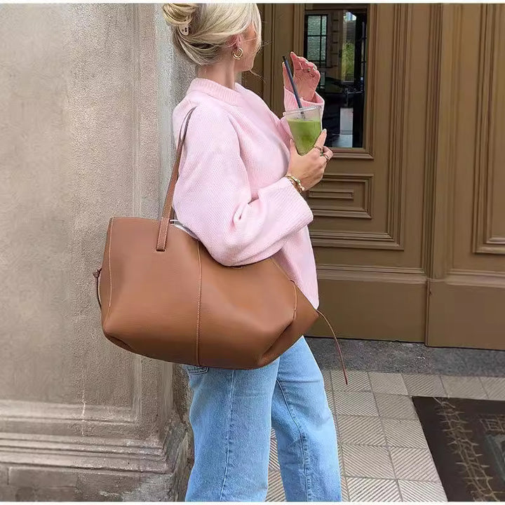 Sweet Crew Neck Sweater for Women, Loose Pullover Top