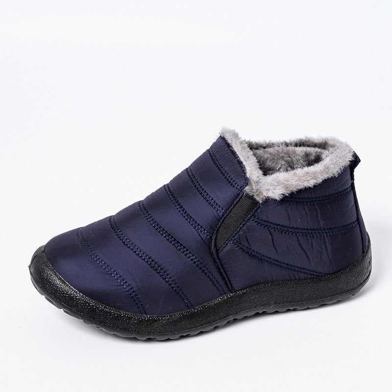 Slip-On Snow Boots for Men and Women, Waterproof Ankle Boots