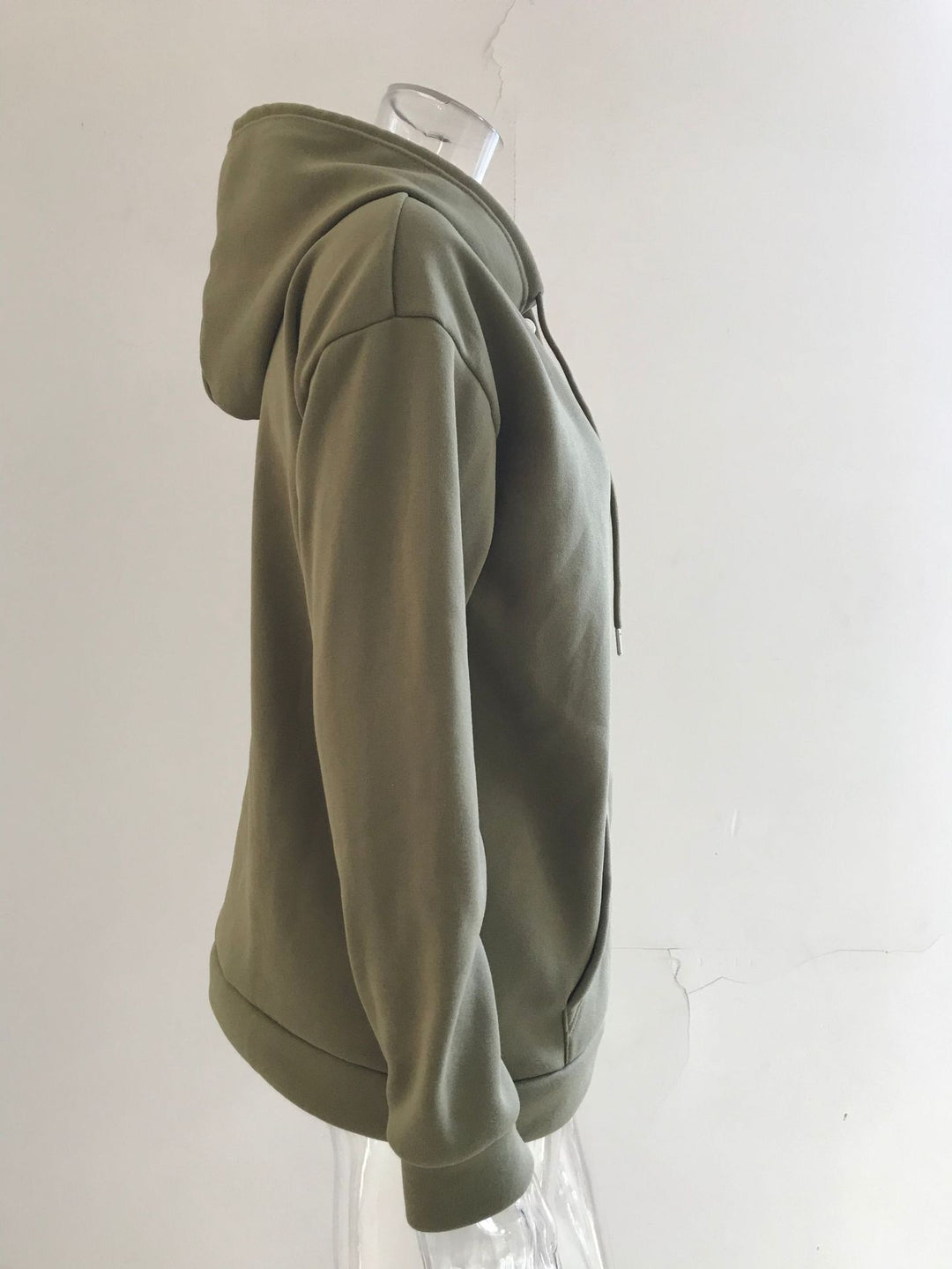 Hooded Sweatshirt for Women, Pocket Button Drawstring Hoodie