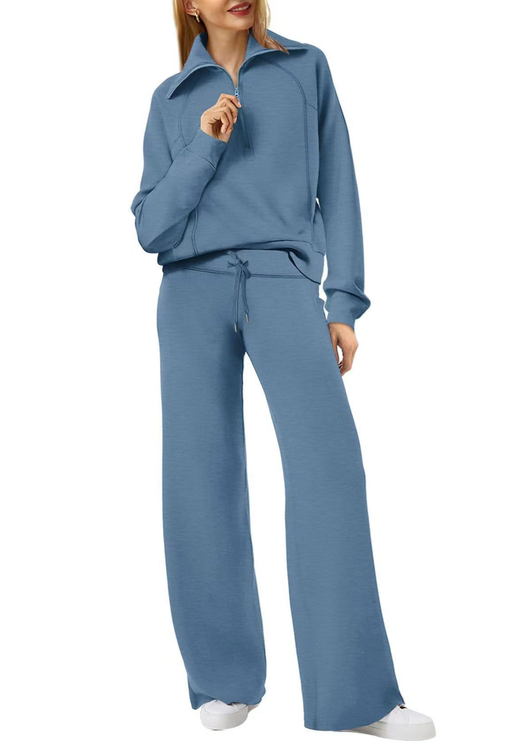 Casual Sports 2-Piece Set for Women, Autumn Winter Outfit
