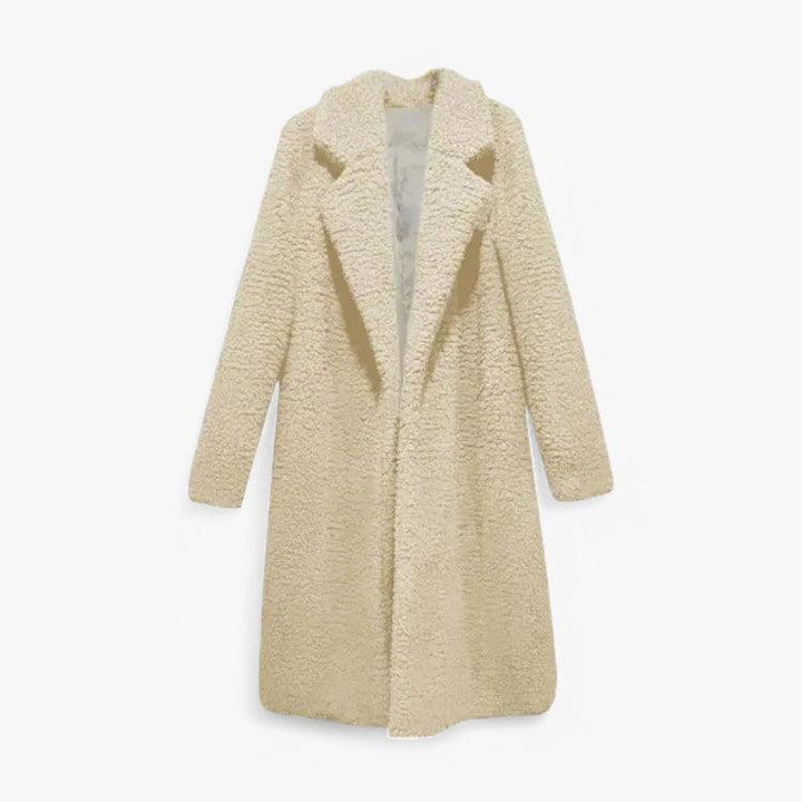 Women’s Winter Jacket with Textured Surface and Oversized Fit