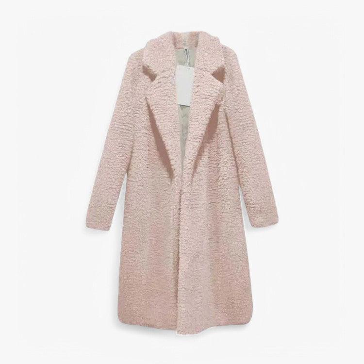 Women’s Winter Jacket with Textured Surface and Oversized Fit